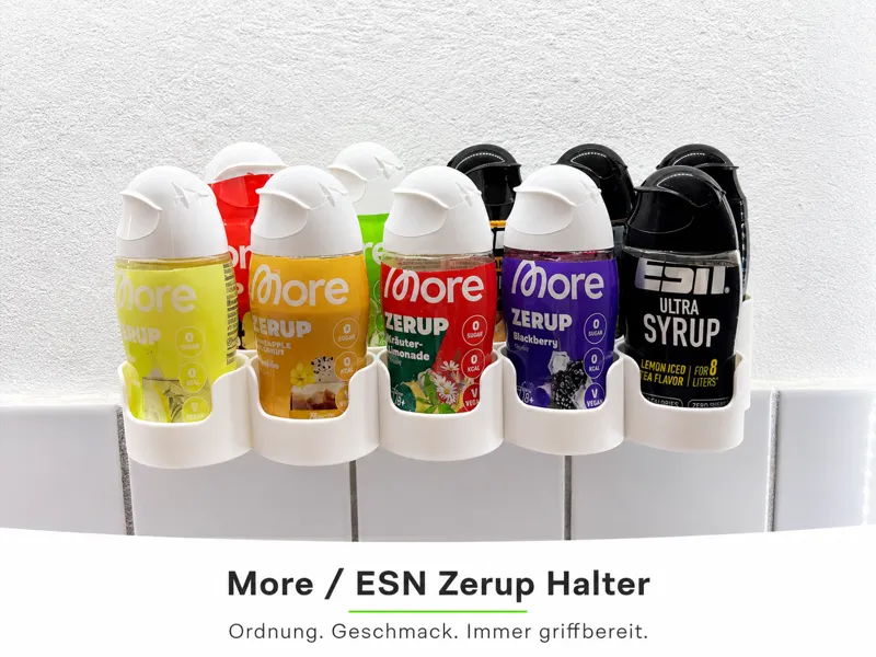 More / ESN Zerup Wandhalterung | 10 Sirup Flaschen
