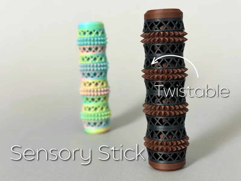 Sensory Stick - Snap Together Design