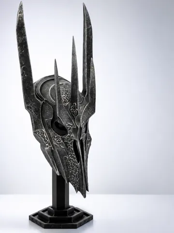 Pieza para disfraz o exhibición: Sauron Helmet Display Stand – DeAgostini — vista de referencia 2