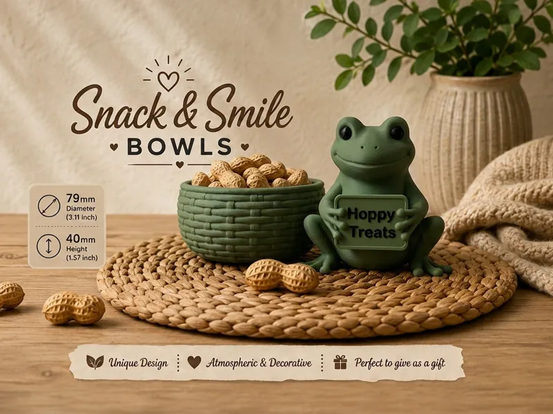 Frog Snack & Smile Bowl