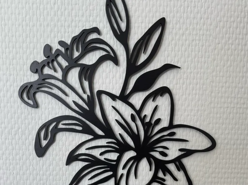 Flower line art