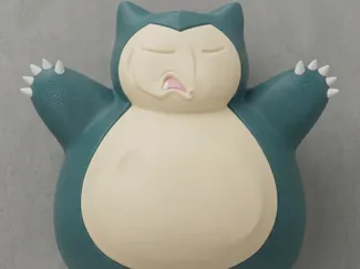 Snorlax en la ventana (Multicolor)