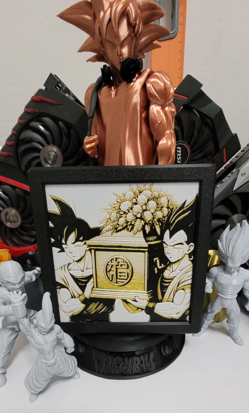 Son Goku & Vegeta Hueforge / RiP Akira Toriyama