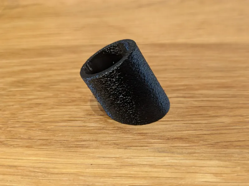 Parametric folding chair/stepladder foot/tube cap