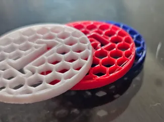 Lightweight Honeycomb Poker Chip