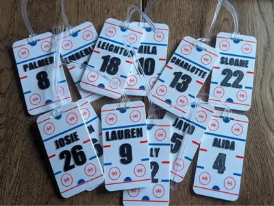 Hockey Bag Tag