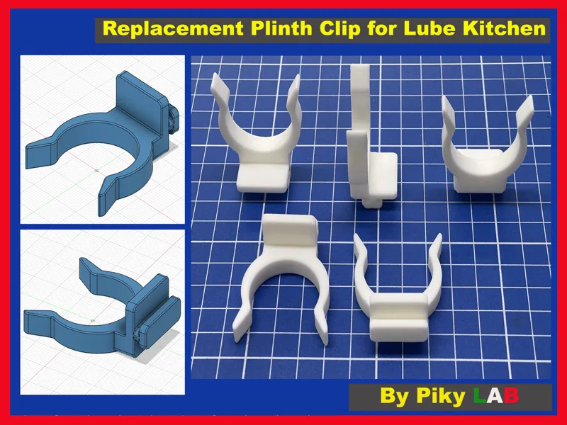 Replacement Plinth Clip for Lube Kitchen