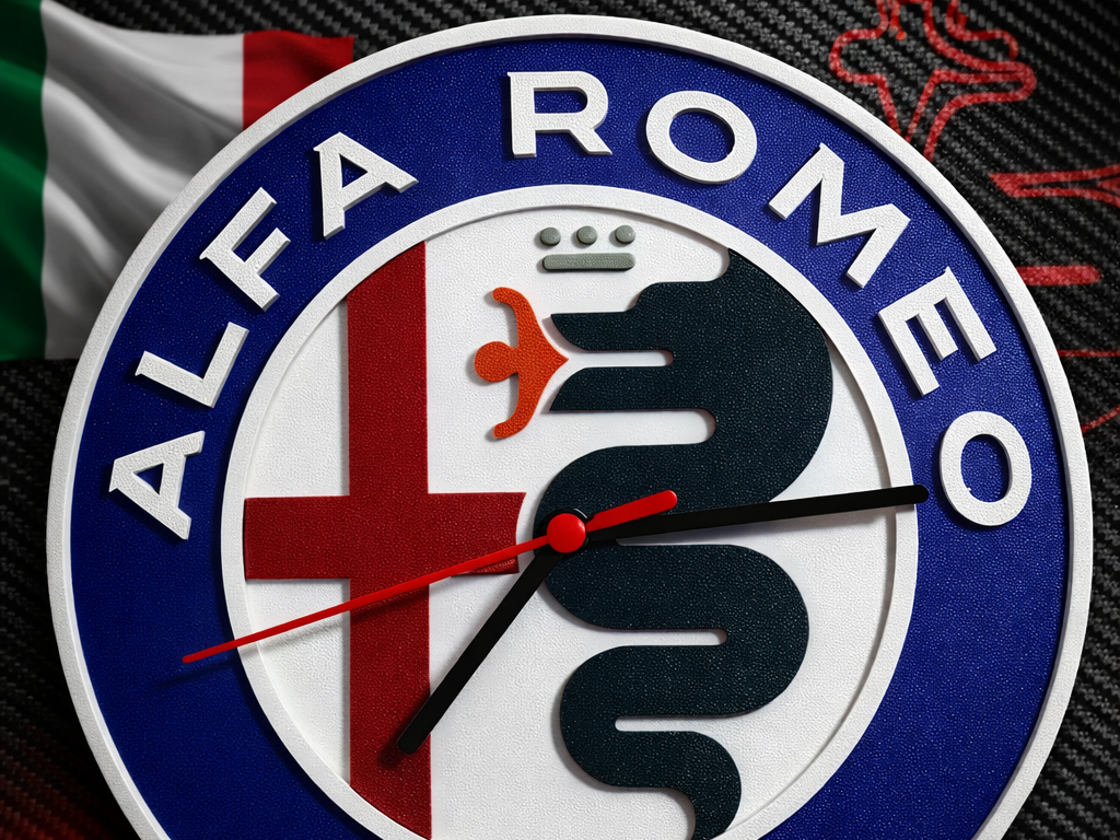 Alfa Romeo Wall Clock 240mm