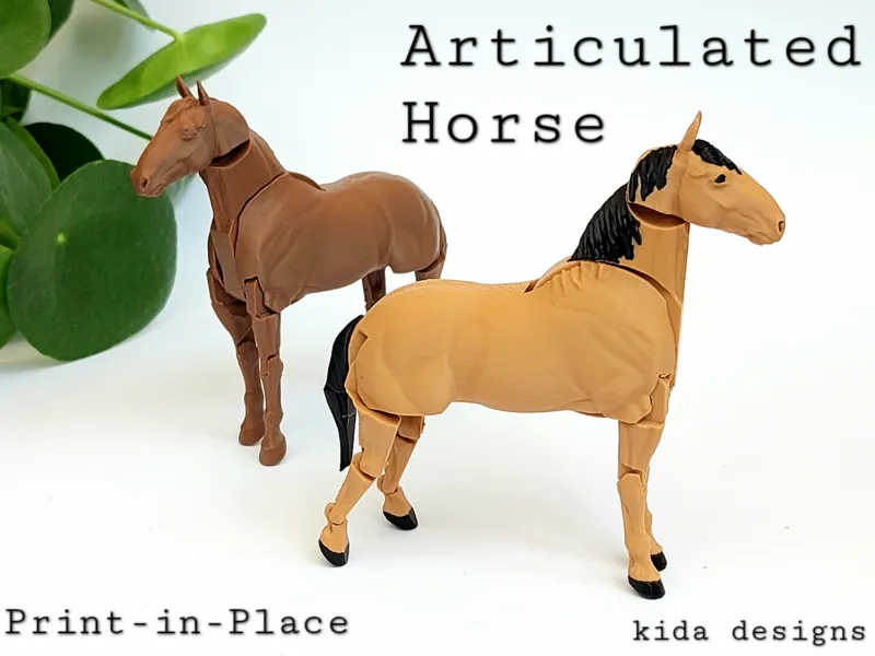 Articulated Horse (Print-in-Place)