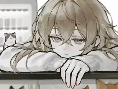 Indifferent Cat Girl