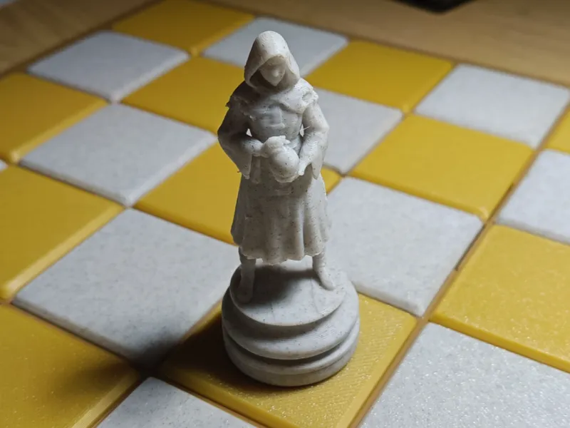 Fantasy Chess piece - Bishop - Healer