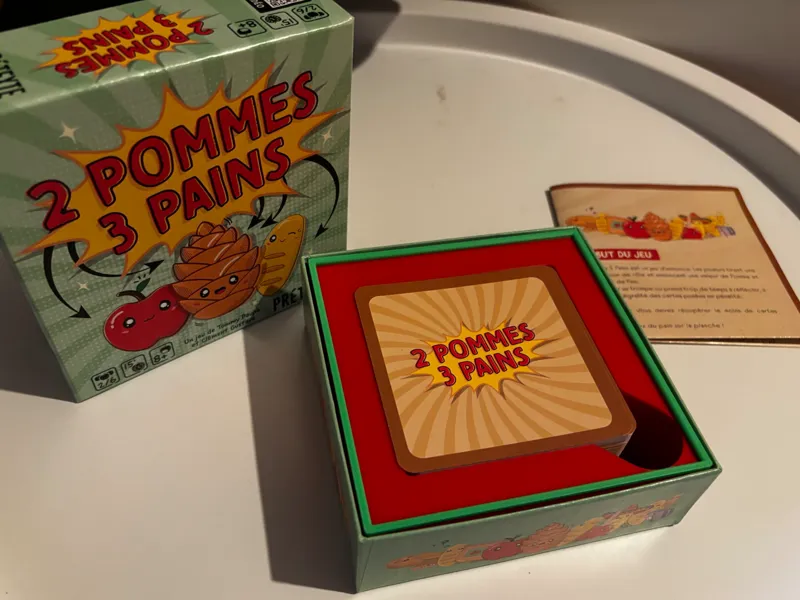 Insert 2 pommes 3 pains
