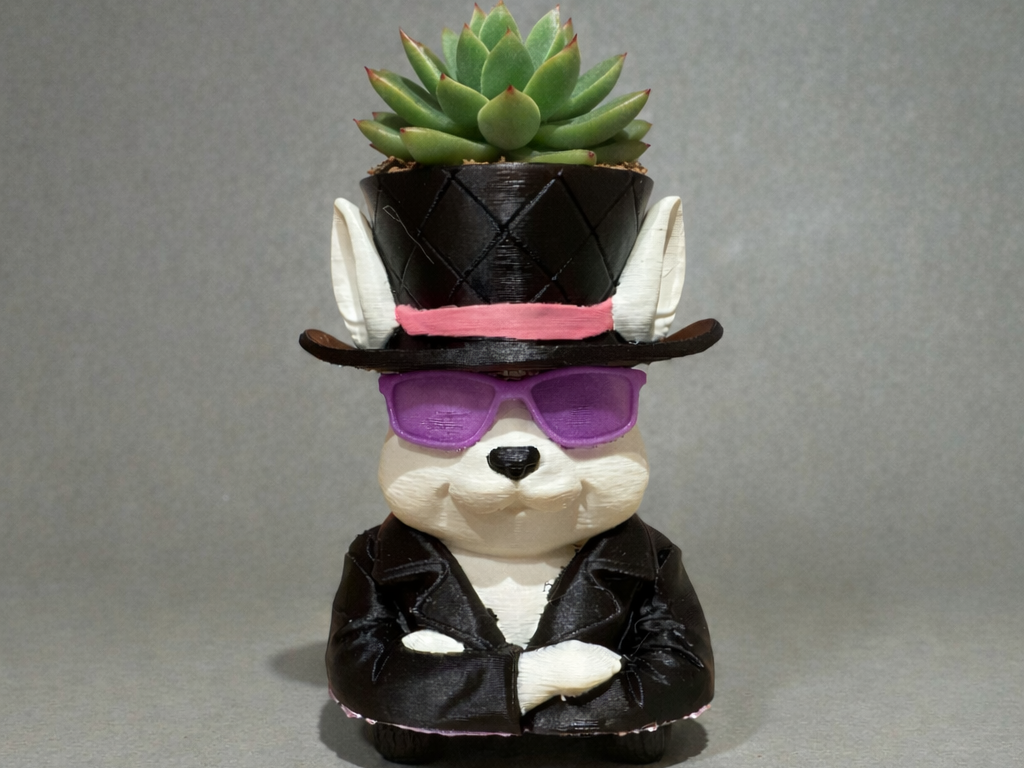 Duke the Gentleman Bunny Planter