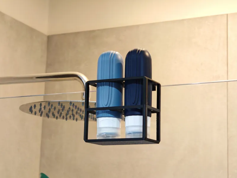 Porta sapone da viaggio per doccia dispenser
