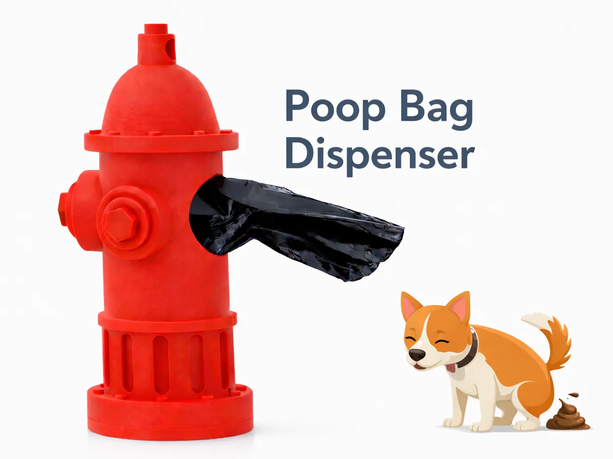 Produktbild von Vintage Feuerhydrant Mülleimer Aus Eisen – Roter Kunststoffbehälter Im Ölfass-Stil, Dekorativ