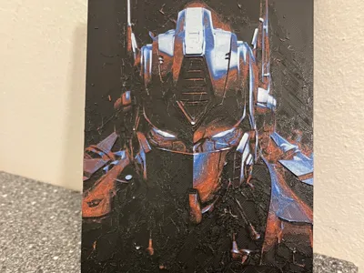 Hueforge Transformers Optimus Prime