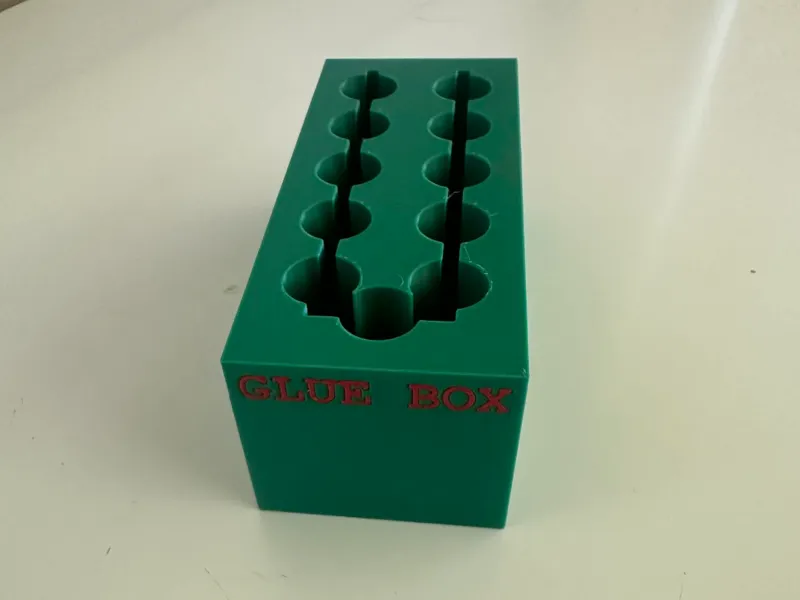 Glue Box for Super Glue Tubes