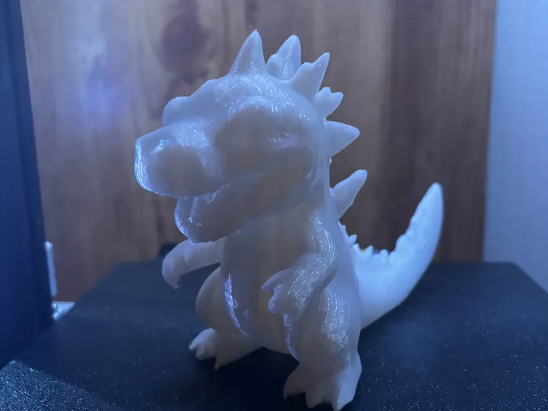 Chibi Godzilla figurine.