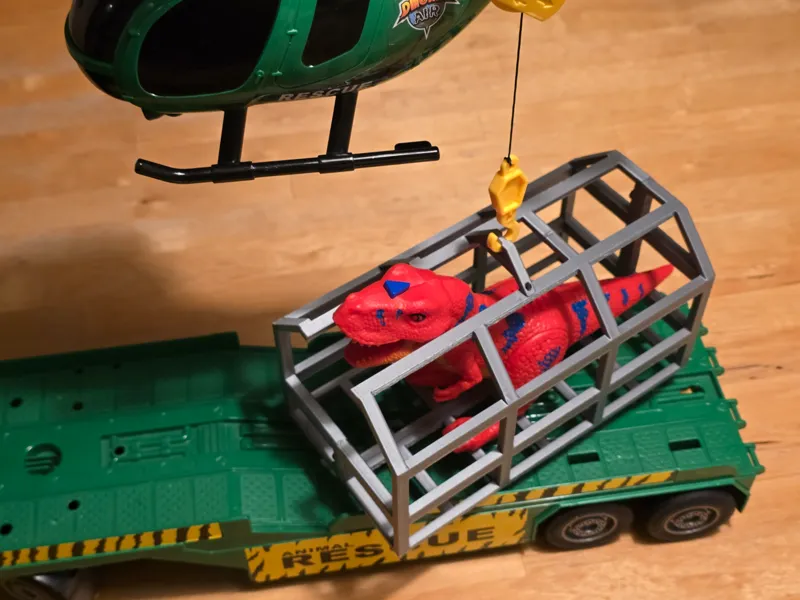 Toy Cage for Dinosaurs or other beasts (a1 mini)