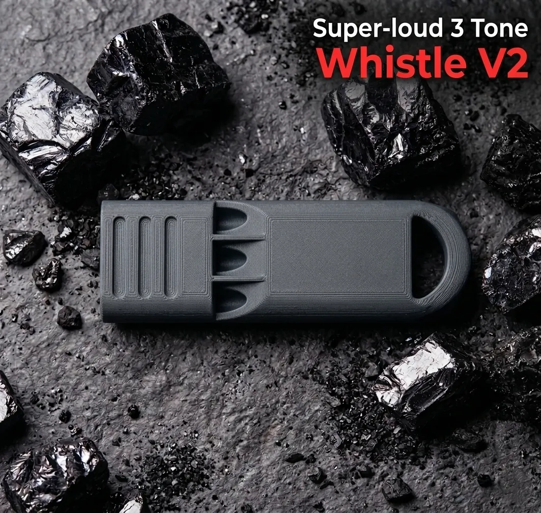 Super Loud 3 tone Whistle - The Thunderstorm V2 view 2