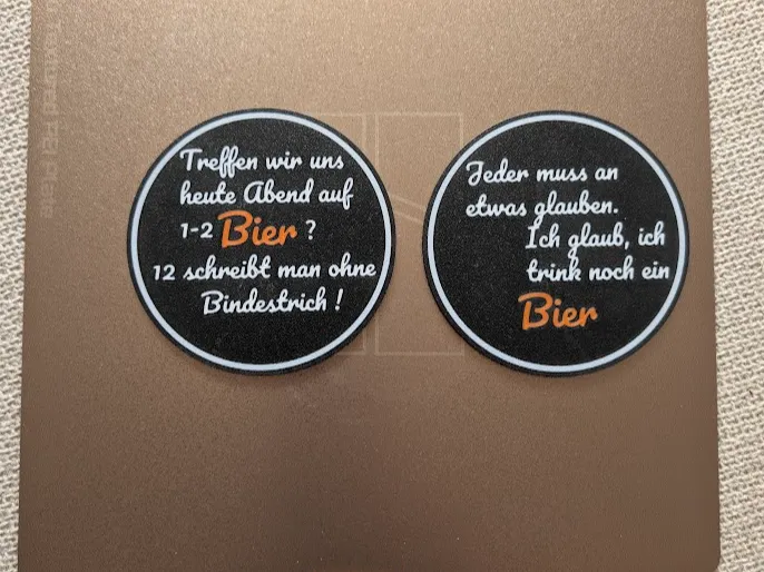 Bierdeckel Lustig