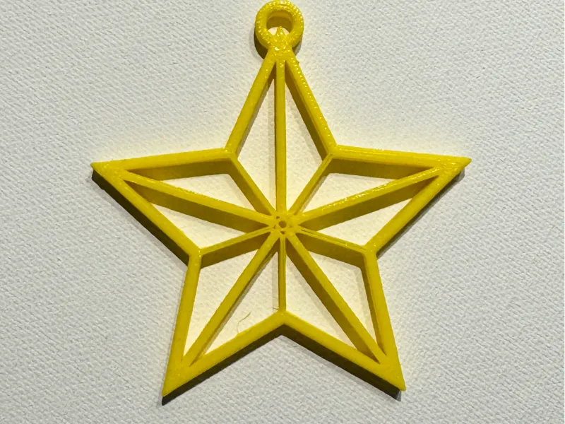 Simple Star Ornament