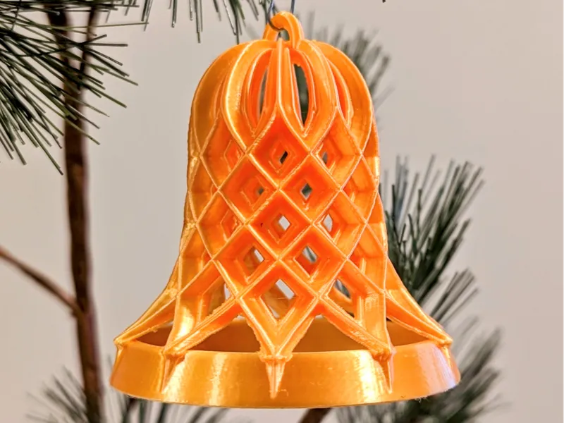 Open Christmas Bell