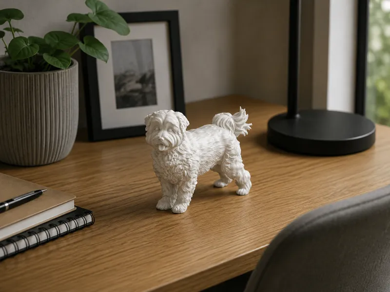 Statuetta di Cane Maltese