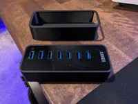 Support mural pour hub USB Anker AH221 7 ports — photo 1