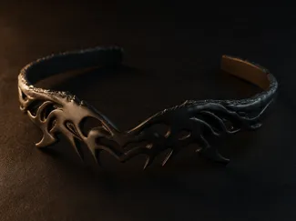 DARK SPIKED CROWN – Gothic Royalty Headpiece