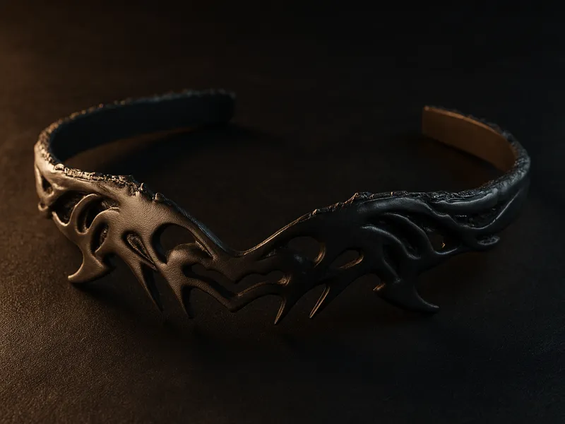DARK SPIKED CROWN – Gothic Royalty Headpiece