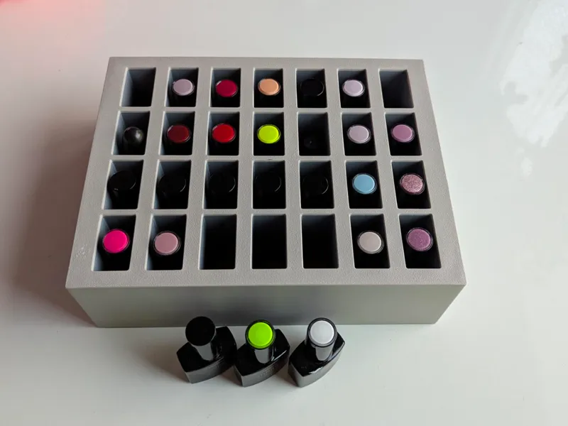 Nagellack aufbewahrungsbox Jolifin Shellac Box 