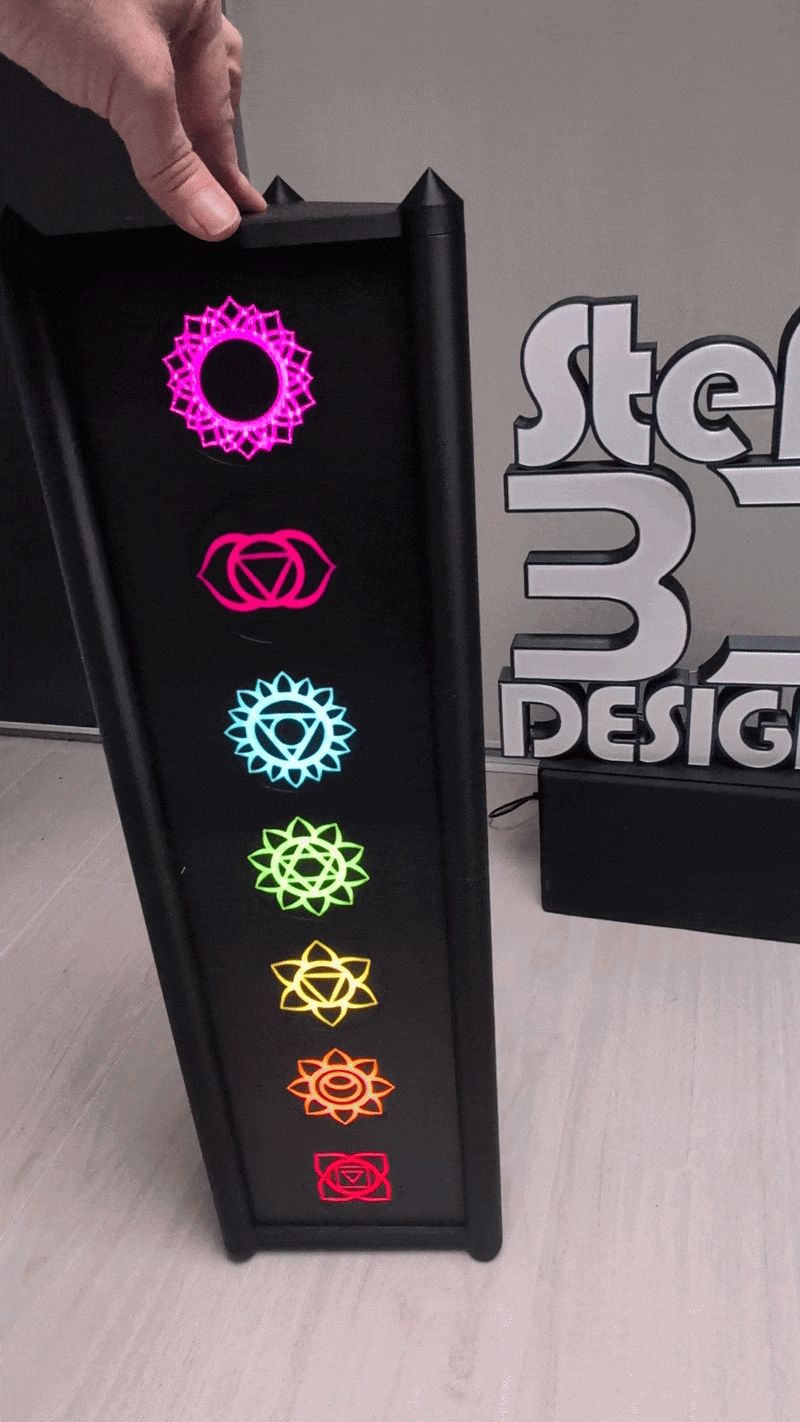 Zen Mood Lamp - The 7 Chakras -