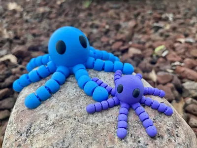 Cute Articulated Octopus