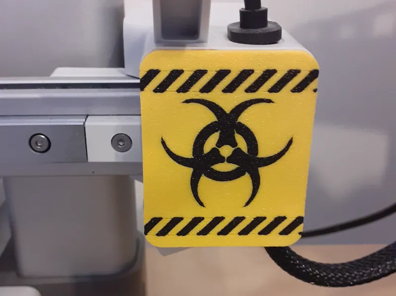 Biohazard X Motor Front Cover  (A1)