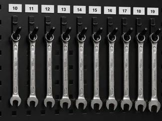 Universal 10×10 mm Pegboard Label Clip