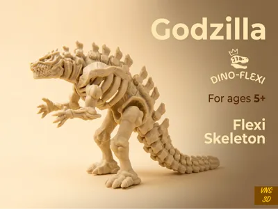 Flexi Skeleton Godzilla