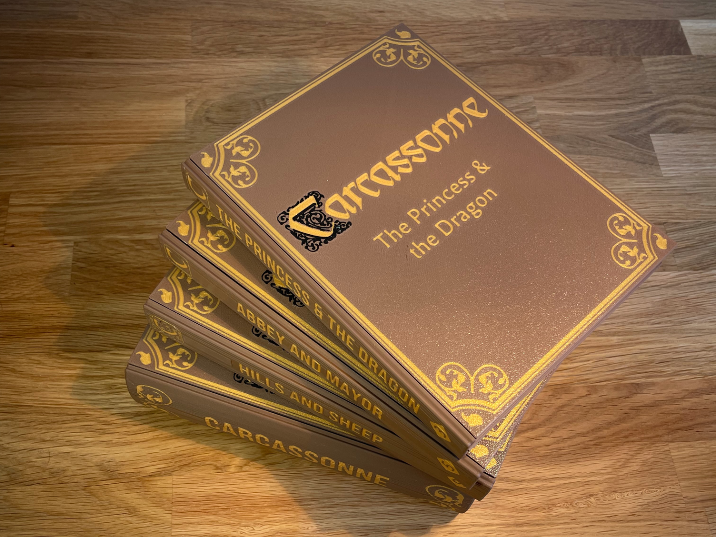 Carcassonne game book - Princess and Dragon