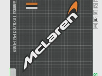McLaren Fridge Magnet