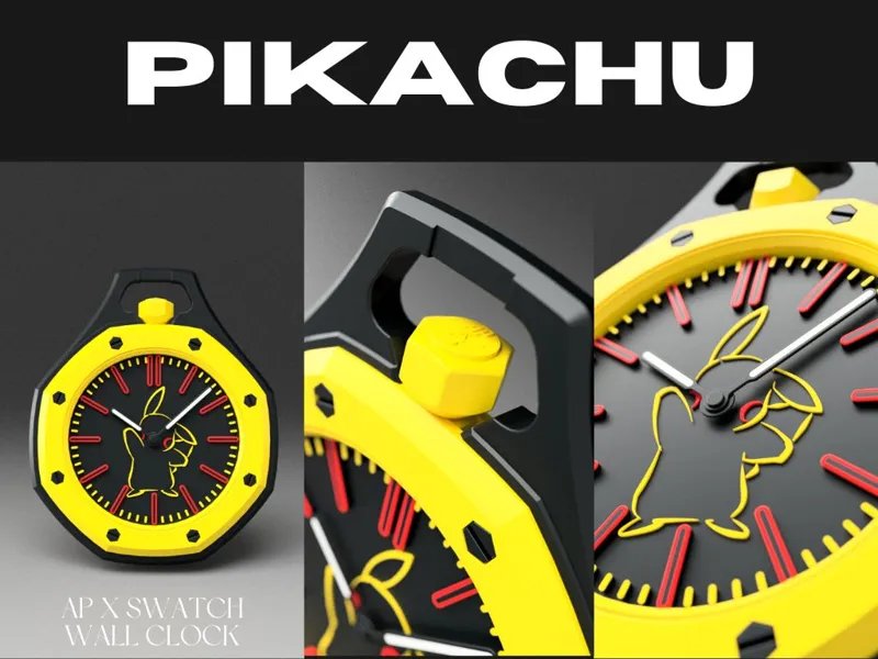 PIKACHU - Wall Clock