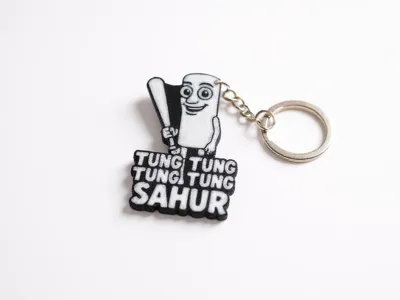 “Brainrot Tung Tung Tung Sahur” Keychain