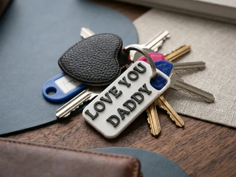 Father's Day keychain