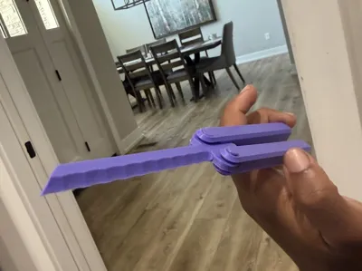 Butterfly Knife Box Cutter - 45 minute print - Easy