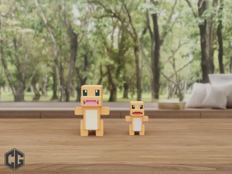 Charmander Pokemon Multicolor