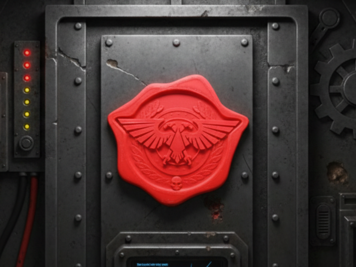Imperial Eagles Warhamer Starforged purity seal