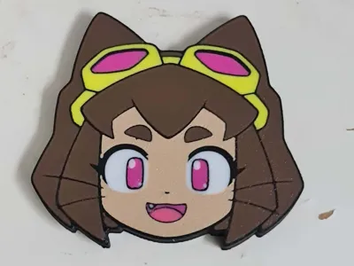 Kit from gameoverse Magnet/keychain/pin