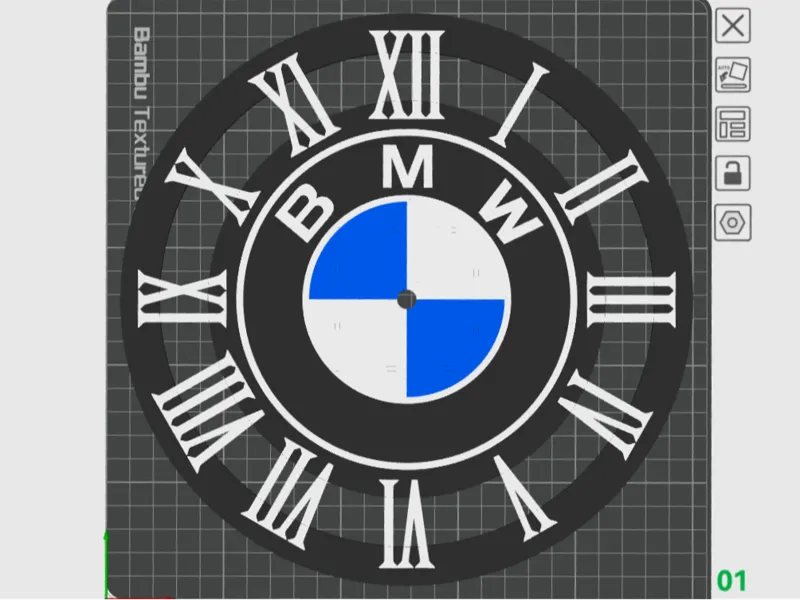 BMW Clock