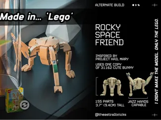 Rocky Project Hail Mary - Building Bricks
