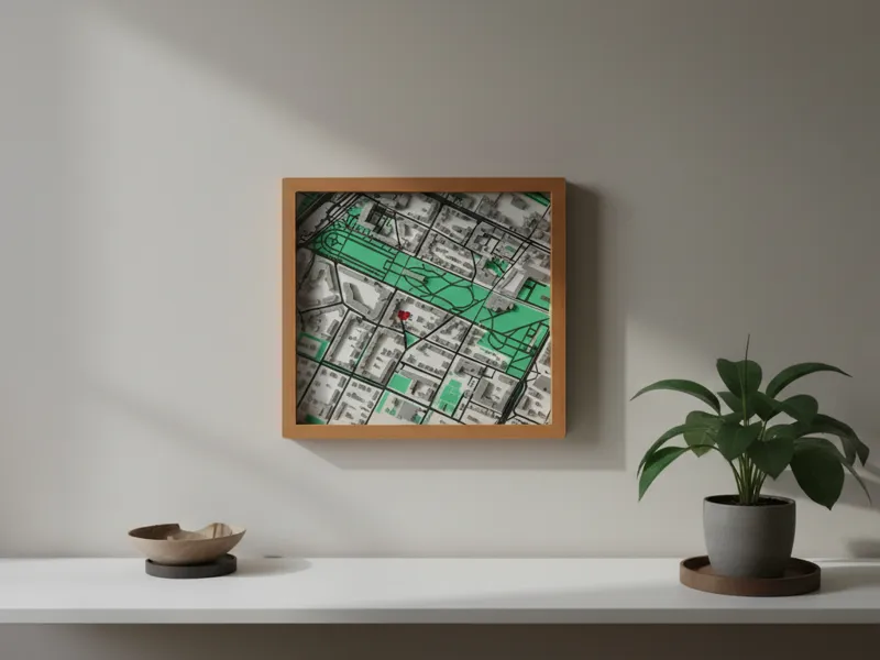 3D-gedruckter Bilderrahmen für 3D-Map