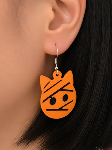 Pendientes: Halloween Silhouette Earrings – 5 Designs — vista de referencia 5